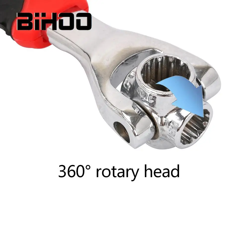 

Multi-function Purpose Spanner 48-in-1 360 Degree 6-Point Tiger Wrench Car Repair Tools Wrench Tools