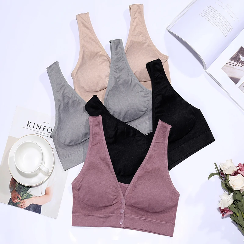 Tianlanzhong Wholesale Comfortable Wireless Bralette Sexy Lingerie Women Thin Lace Push Up Bra Solid Color Simple Bras For Women