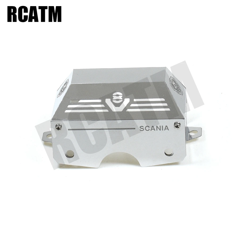 Металлическая крышка волновой коробки двигателя для 1/14 Tamiya Truck SCANIA R620 56323 470