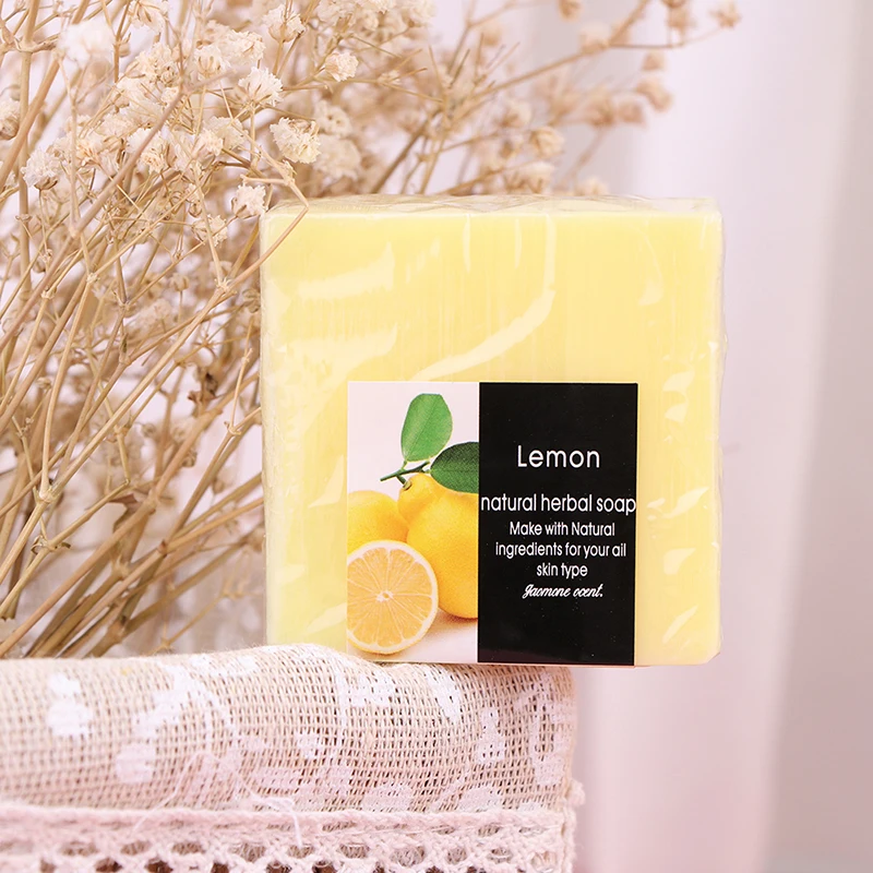 

Натуральное лимонное Мыло для лица, 100 г, контроль жирности кожи, очищение гладкой кожи, улучшение старения кожи, отбеливание