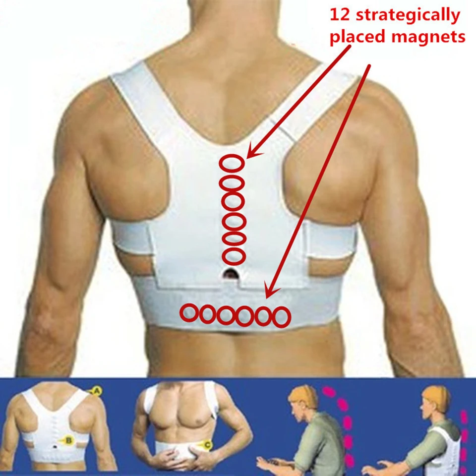

Printe Customized Brace Support Belt Adjustable Back Posture Corrector Clavicle Spine Back Shoulder Lumbar Posture Correction