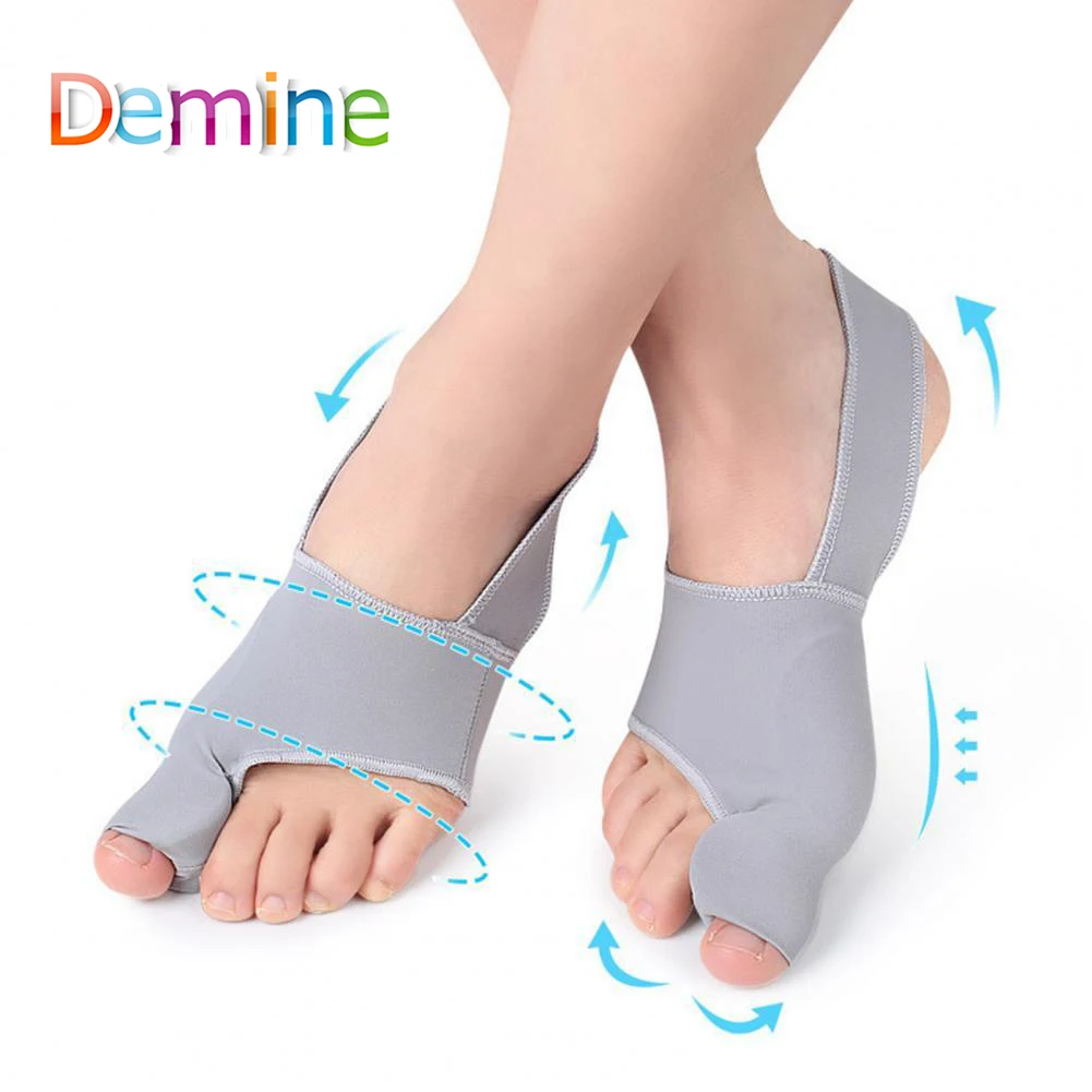 

1Pair 2 Size Bunion Corrector Gel Pads Stretch Nylon Hallux Valgus Protector Relief Bone Thumb Adjuster Correction Toe Separator