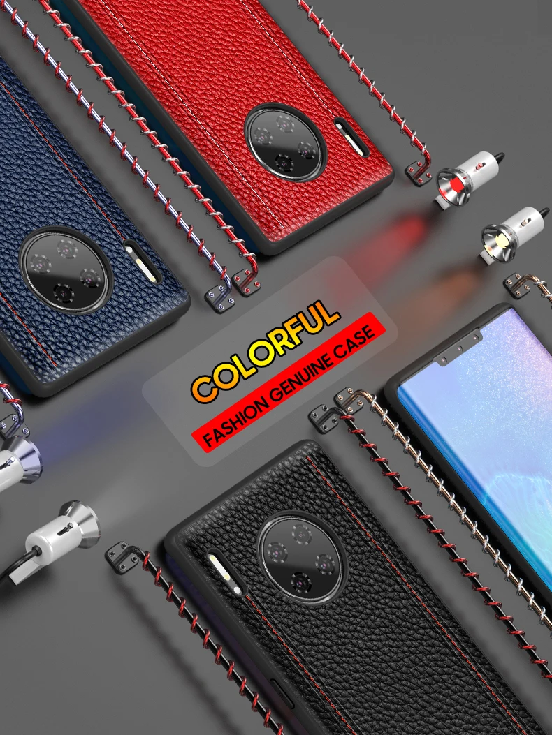 Для huawei mate 30 Pro Винтажный чехол из натуральной кожи для huawei mate 30 20 PRo 20X роскошный полный защитный Модный чехол mate 30 mate 20 X P30 P30Pro защита противоударные аксессуары