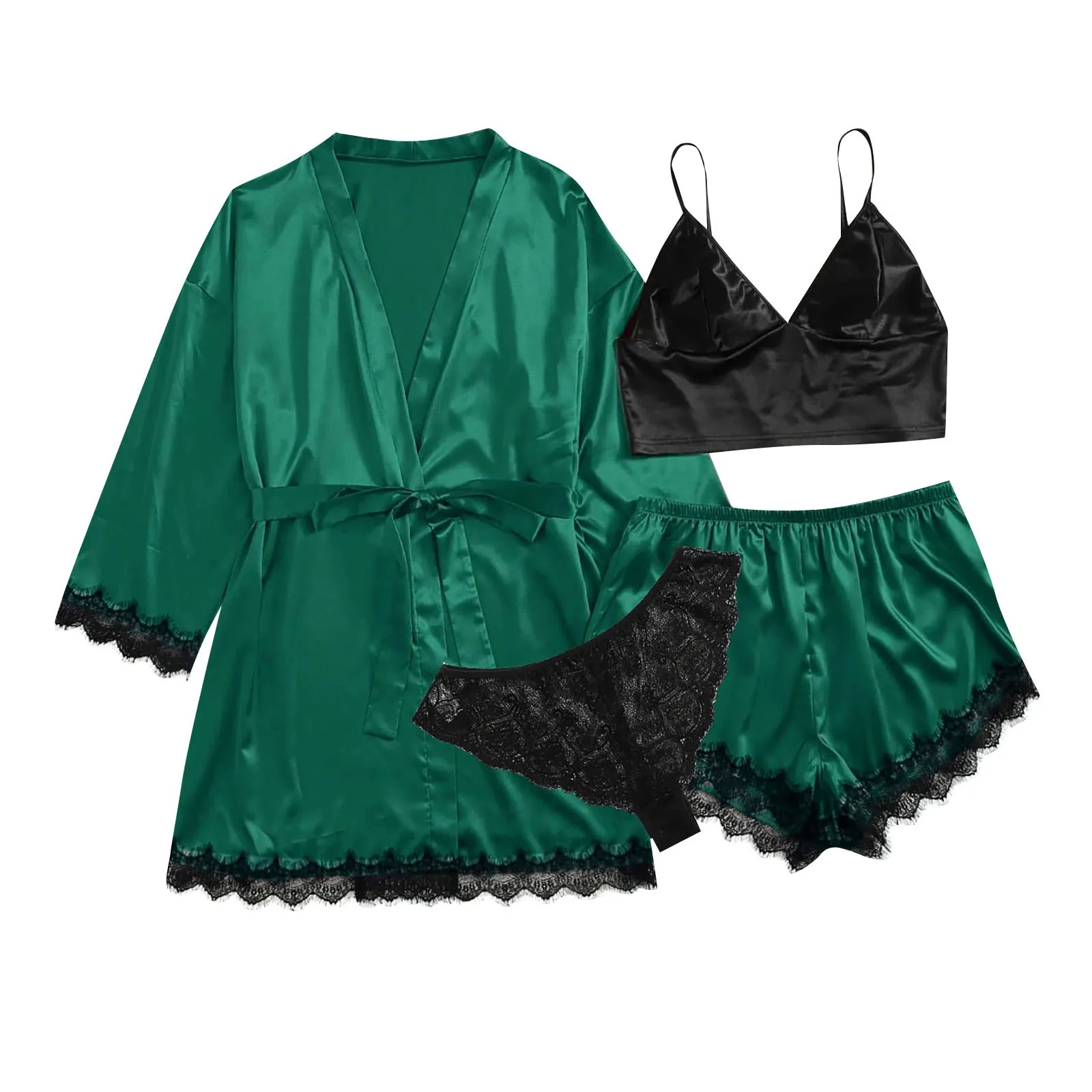 

Fashion Sexy Sleepwear Lingerie Temptation Lace Women Sexy Babydoll Pajamas Underwear Set Erotic Costumes Nightdress Sleepwear