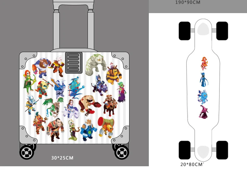 50 шт. наклейки из игры Dota sticker s Dota 2 наклейки с героями для ноутбука Pad багаж наклейка s гитарная наклейка книга стикер пакет