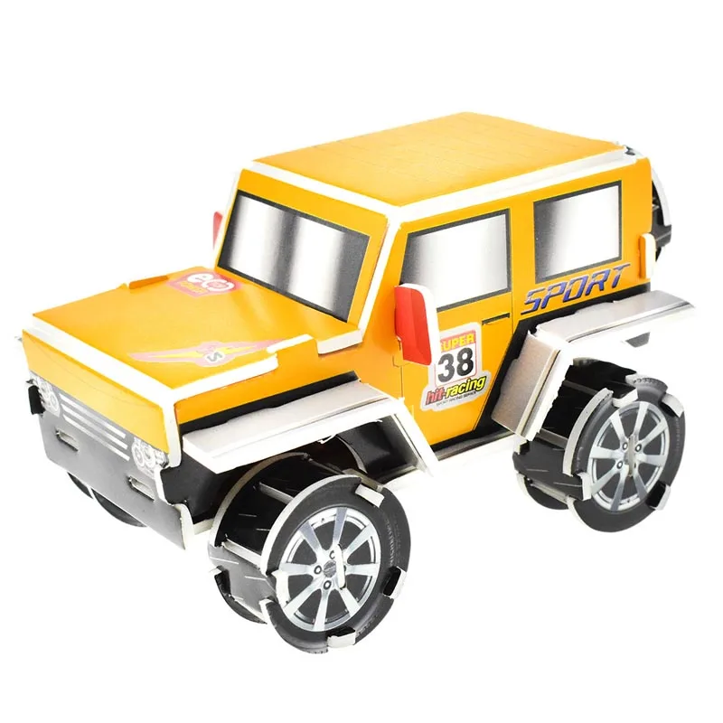 Бумажная модель 3D пазл головоломка Монтессори детское хобби изучение науки