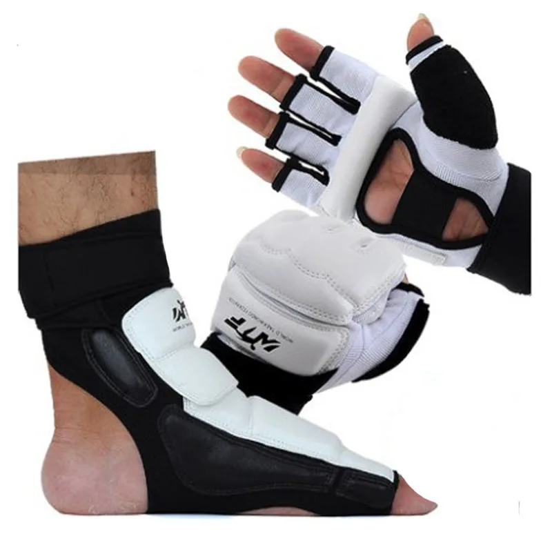 

Adult Child Protect Gloves Taekwondo Foot Protector Ankle Approved Support Fighting Foot Guard Kickboxing Boot Palm Protect