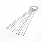 Инструмент для чистки мотоцикла и автомобиля жиклеры карбюратора, набор игл и щеток для карбюратора, струйный инжектор, распылитель, Аэрограф, инструменты для очистки