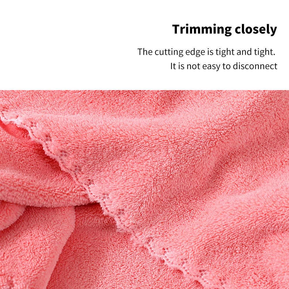 

High Coral Fleece Towel Absorbent Quick Drying Towel Set Hair Swimming Face Hand Bath Towel Pure Color Fabric Bath Towel Blanket