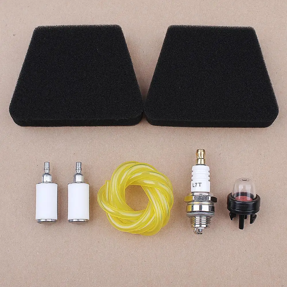 

Air Filter Fuel Filter Fuel Line Hose Primer Bulb for Poulan 1900 2050 2150 Craftsman Chainsaw Parts 530037793 Gas Saw
