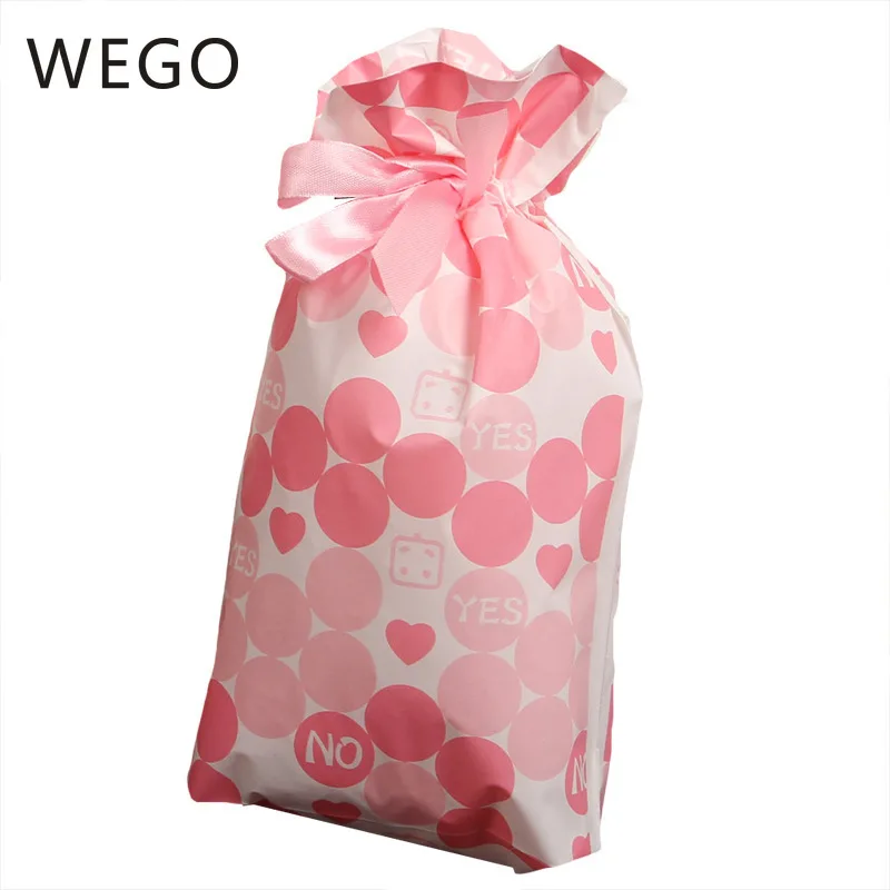 Рождественская сумка ленточный пакет для печенья шнурок конфет Подарочный