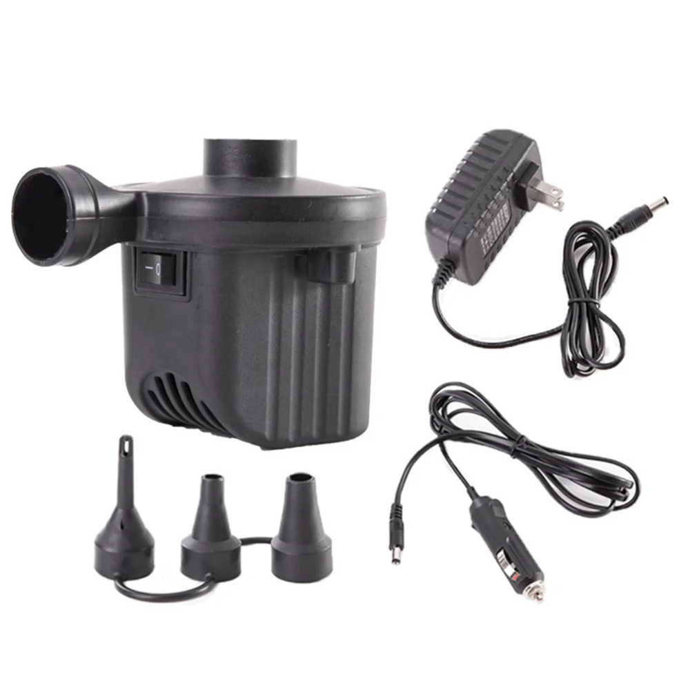

Electric Air Pump Charging Pump Inflatable Inflator Pump Portable Mini Air Compressor for Home Car Auto (US Plug Both suitable