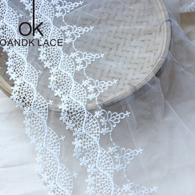 1 ярд кружевная лента для занавесок одежды женской шляпы украшение тесьма