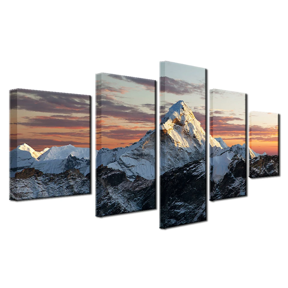 

Posters Decoration for Room Decor Posters Wall Art Wall Home Decor Anime Poster Modern Art Posters Anime Scenery 5 Pieces