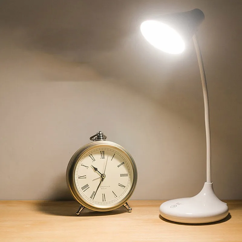 

Портативная Складная Светодиодная настольная лампа с зарядкой по USB, приглушаемый светильник для чтения с защитой глаз и прикосновением, на...