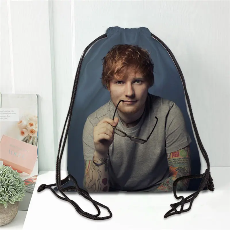 Горячая Ed Sheeran напечатанный рюкзак ранец атласные мягкие туфли сумки для школы пользовательские логотип сумки для женщин