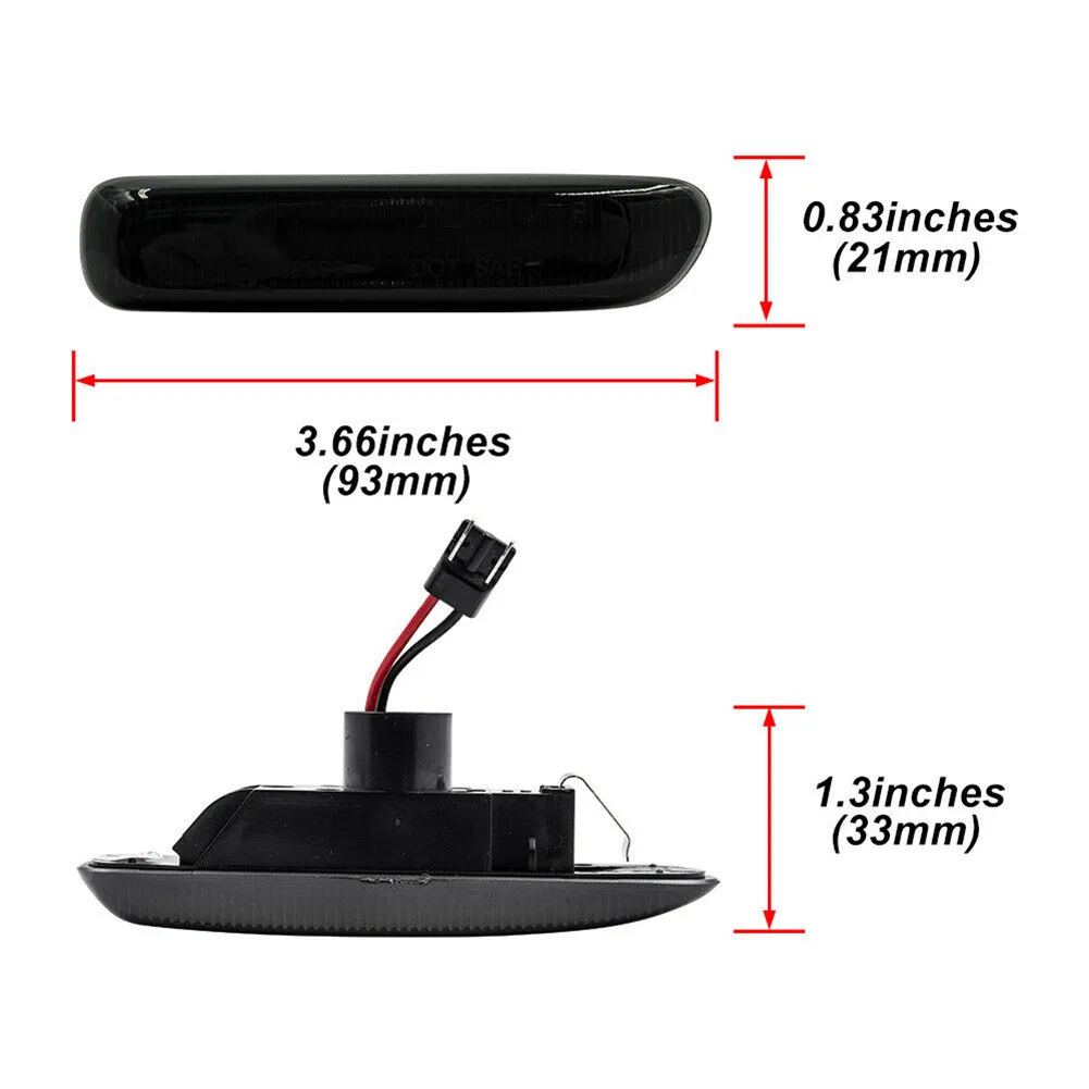 

1999-03 Led Fender Turn Signal Light 2pcs Led Light Turn Signal Brand New