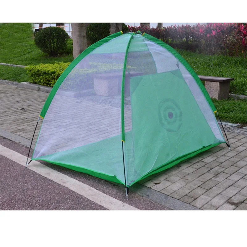

Golf Cage Oxford Cloth Detachable Swing Hitting Practice Net Trainer Indoor Outdoor Training Aids,Black