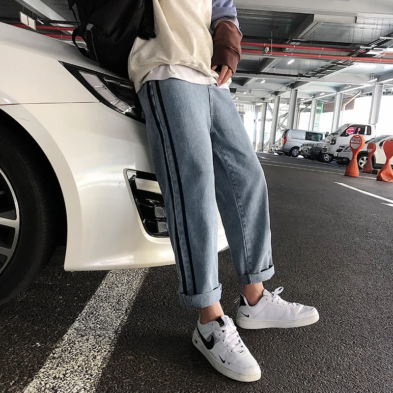 Обтягивающие джинсы Hombre Homme мужские брюки свободный пояс Одежда хип хоп Roupas Modis