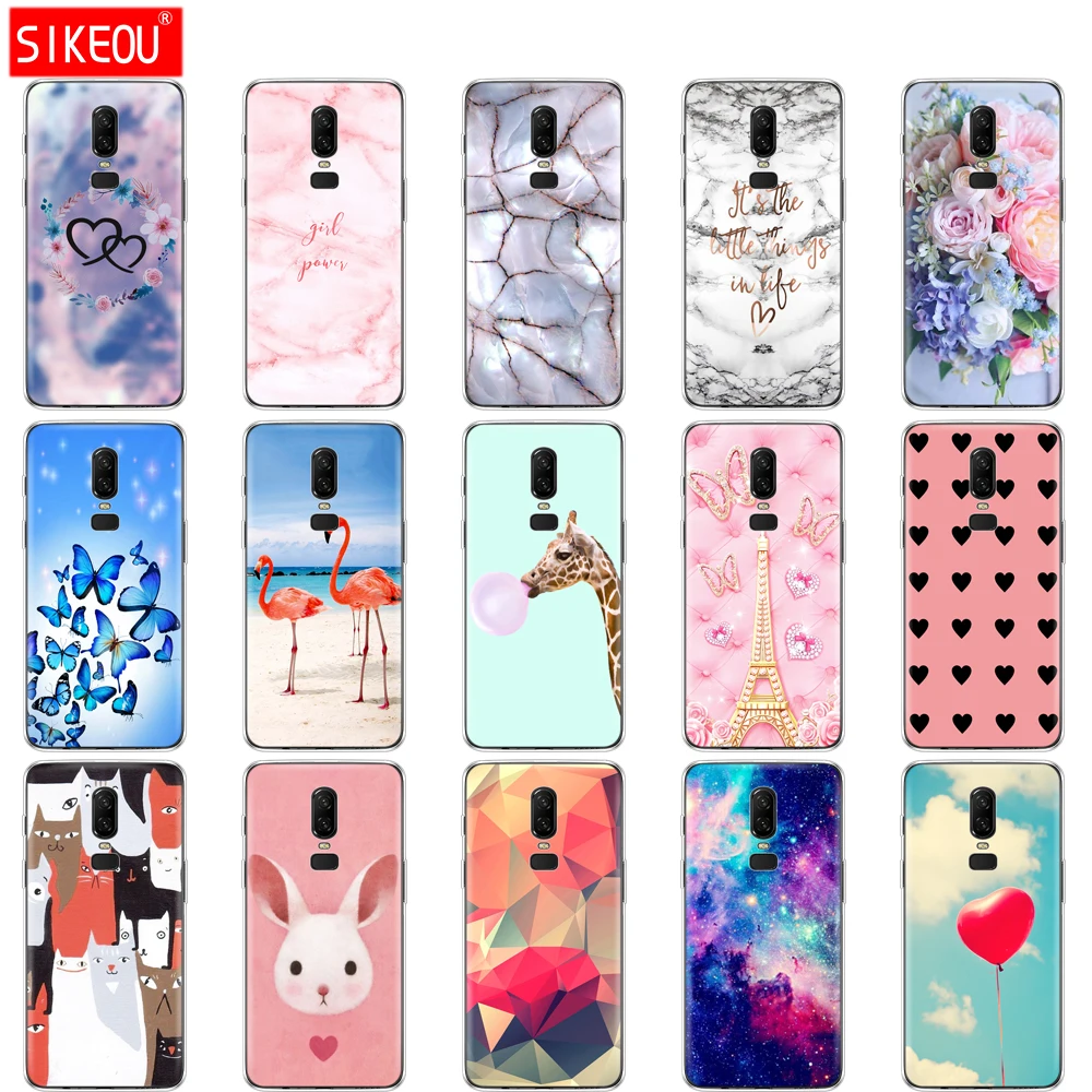 Чехол-накладка для Oneplus 6 One Plus мягкий силиконовый прозрачный чехол из ТПУ