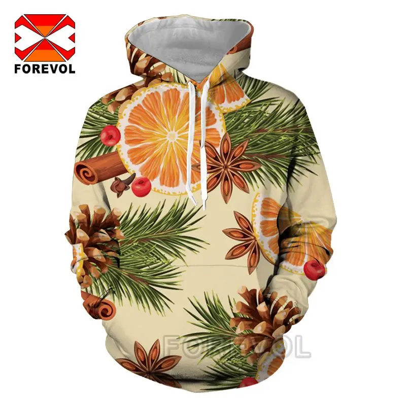 Одежда с принтом в стиле хип хоп панк рисунками фруктов для апельсинов и лимонов