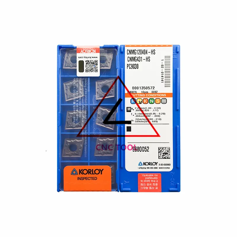 

CNMG120404-HS PC9030 10 шт. оригинальный корейский режущий инструмент KORLOY