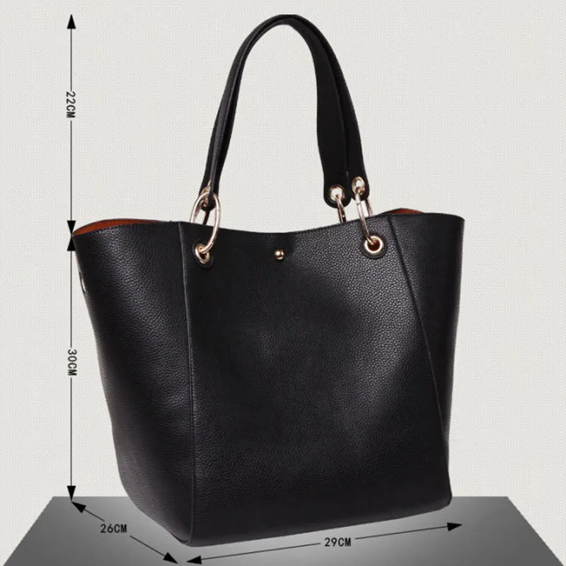 

Women Handbags Shoulder-Bag Large Tote Retro Female Fashion