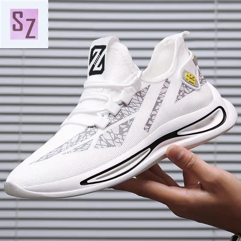 

Men's shoes 2021 new sports shoes men's Korean version of all-match casual shoes men's cloth shoes running shoes Breathable
