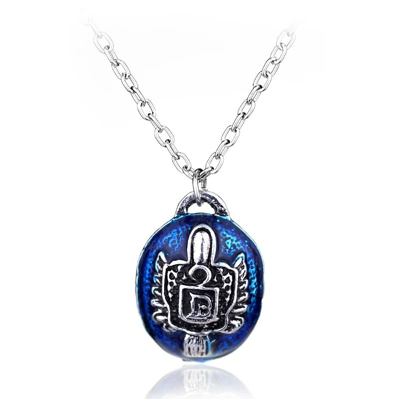 Ожерелье в винтажном стиле Дневники вампира Деймон капля Буква S и D модные