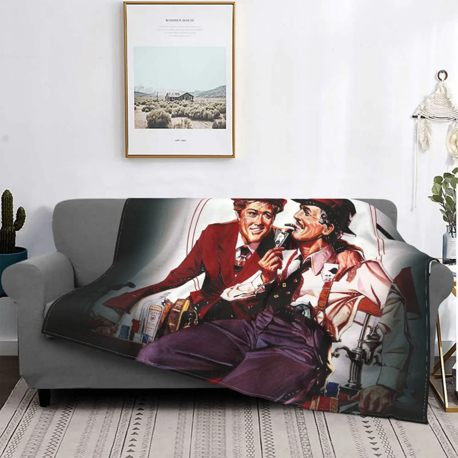 

The Sting Movie Blankets Flannel Decoration Soft Warm Throw Blanket for Home Outdoor Indoor Beds Sofa Gift