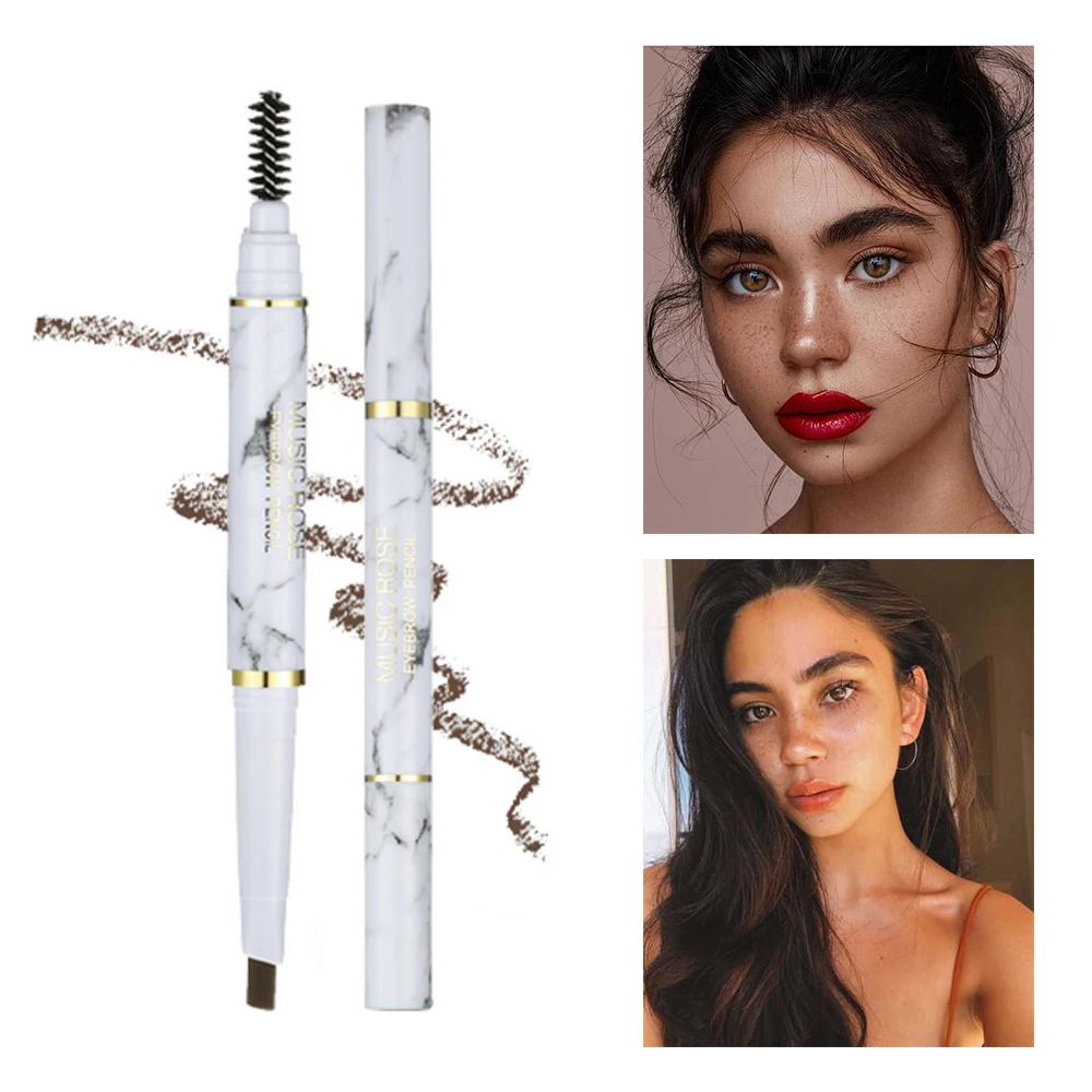 MISS ROSE Классическая Черная Подводка для глаз 2в1 пудра бровей автоматический