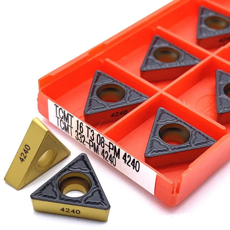 

TCMT 16T304 TCMT16T308 TCMT16T304 PM4225 External Turning Tools Carbide Insert High Quality Lathe Cutter Tool Turning Insert