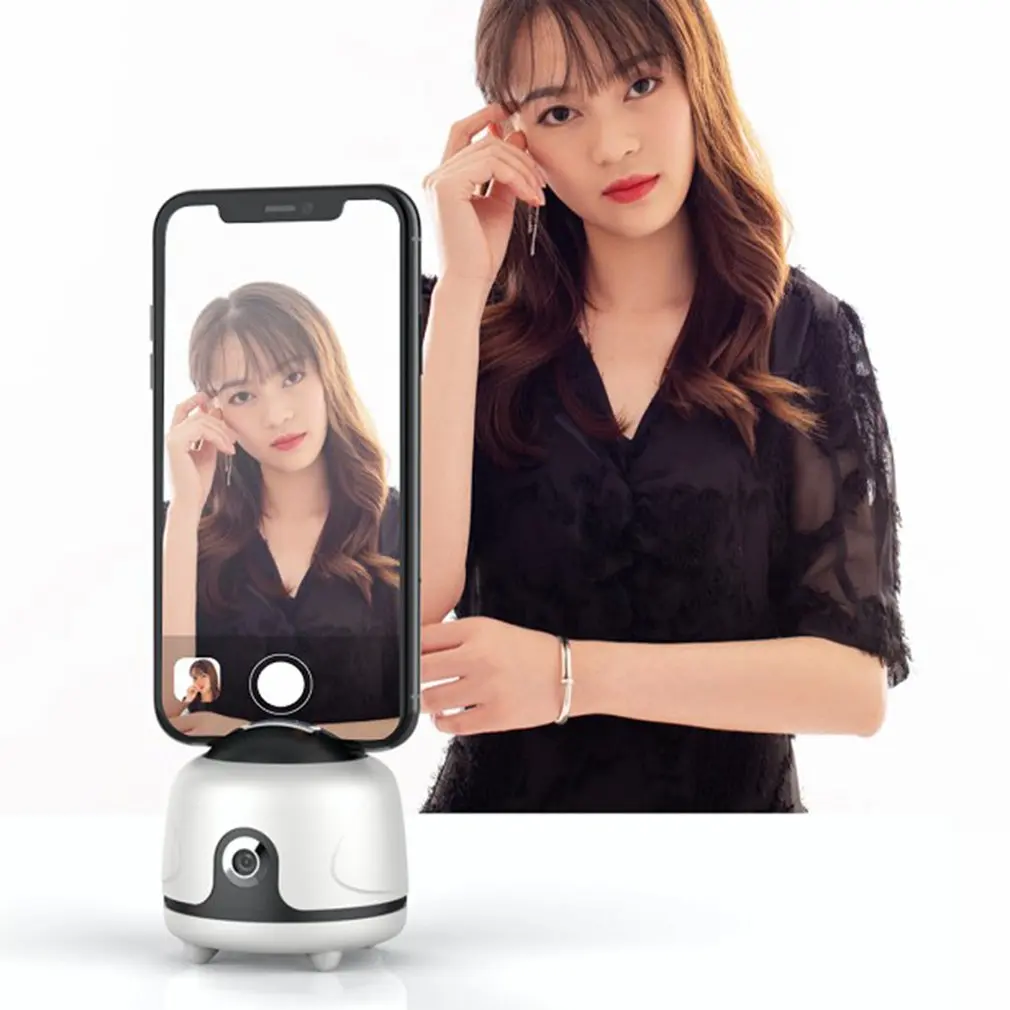 

Built-in Infrared Lens Auto Smart Shooting Selfie Stick 360° Object Tracking Holder Rotation Face Tracking Camera Phone Holder