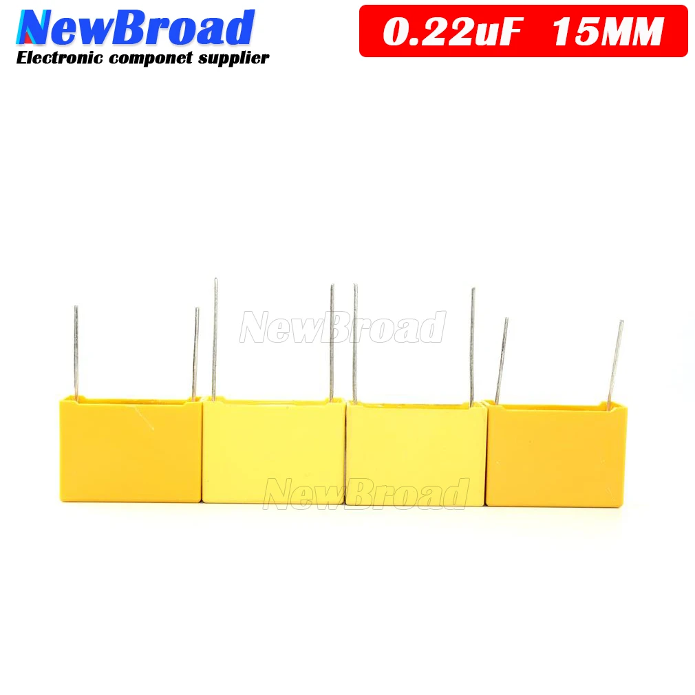 Конденсатор 220nF X2 10 шт. 275VAC 220NF шаг 15 мм полипропиленовый пленочный конденсатор 0 22
