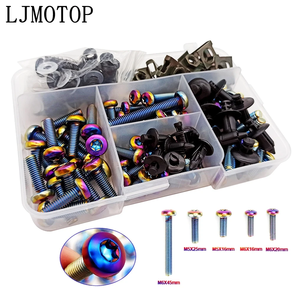 Универсальный CNC мотоциклетные винты обтекателей болт наружная шестиугольная