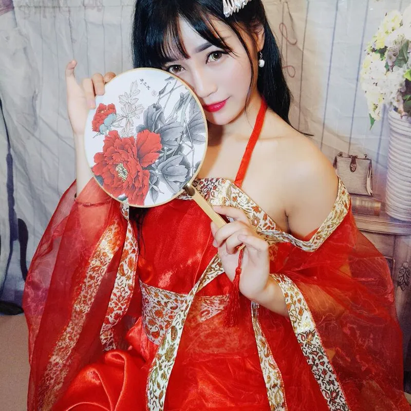 Hanfu Hantang Улучшенный ханьфу китайский стиль Тан костюм женский наложница