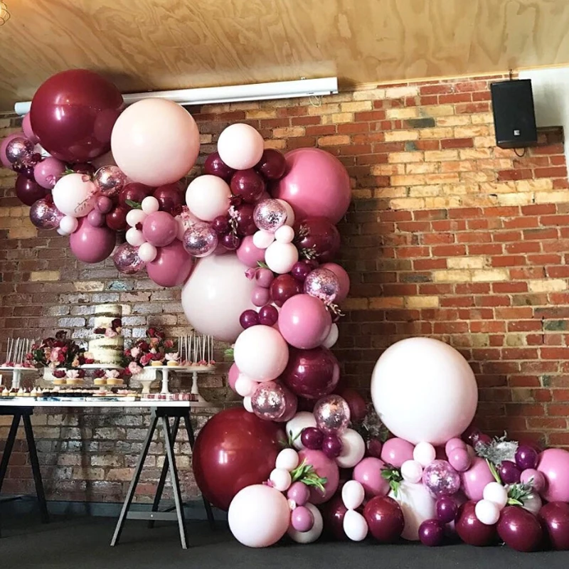 15 шт. ветровая сеть красная цепочка для воздушных шаров Рубиновая пакет дня