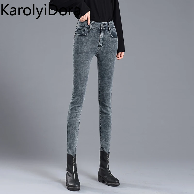 Женские джинсы большого размера новинка 2020 летняя Корейская версия с высокой