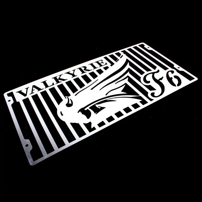 

Chrome Radiator Grill Cover Guard ProtectorFor Honda VALKYRIE GL1500 GL 1500 All Years