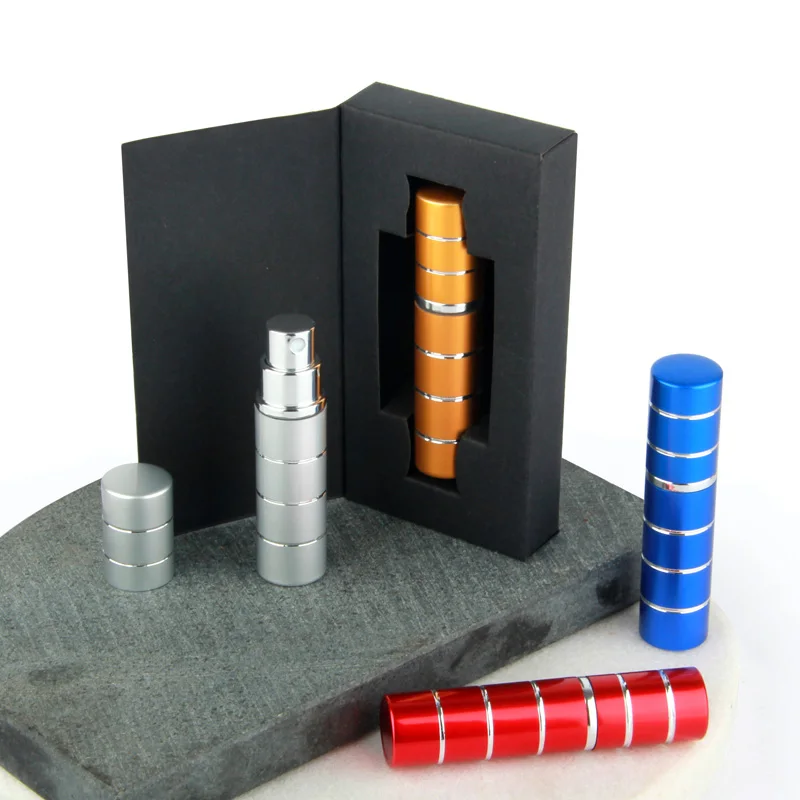 Переносная алюминиевая флакон-спрей многоразового использования для духов 20 шт.