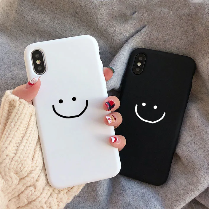 Милый чехол для iPhone девушек XS Max XR X матовый 6 6S 7 Plus 9 10 мягкая задняя крышка 8