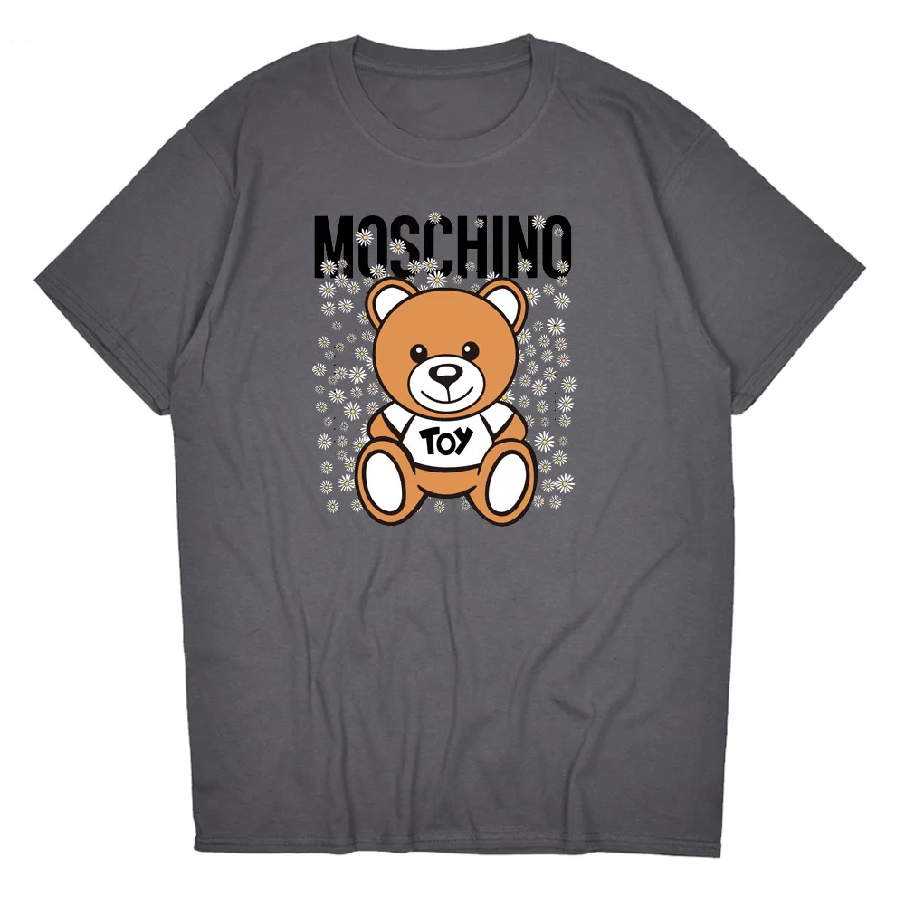 

Print T-shirt Fashion Moschino Women Short Sleeve Cute Animal Harajuku T-shirt Top Casual Streetwear Top Women's Package mail