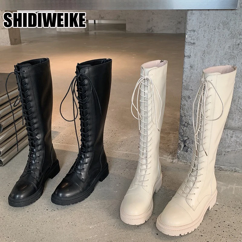 

Sexy High Boots Knee-high Pu Boots High Heels For Women Fashion Shoes 2021 Autumn winter Booties Female Size 35-39 vc1678