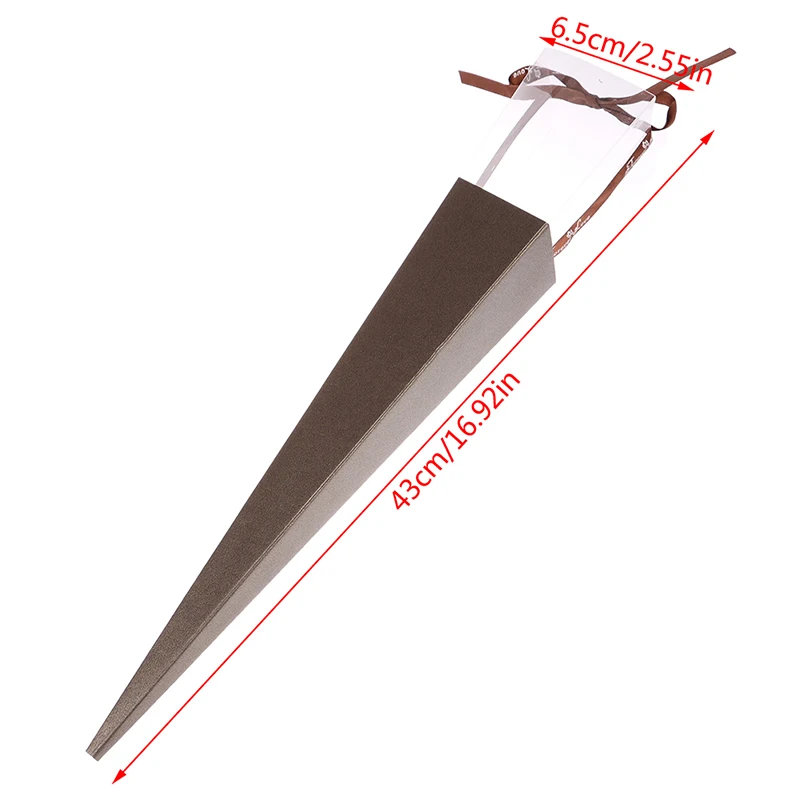 

Kraft Paper Bags Flower Box with Handle Waterproof Bouquet Florist Gift Packing Box Party Decoration Valentine's Day Rose Boxes