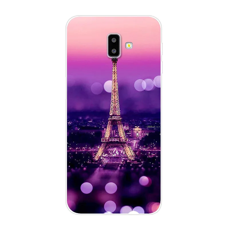 P21 Чехол J6plus Capas для samsung J6 Plus, силиконовый мягкий чехол из ТПУ с принтом для samsung Galaxy J6 Plus J 6 Plus J610 J610F J6+ чехол - Цвет: P21