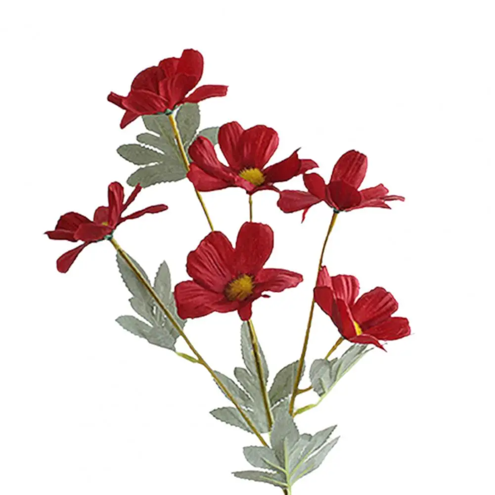 

Simulation Single Flower Gesang Flower Coreopsis Handmade Artificial Silk Flower Home Desktop Decoration