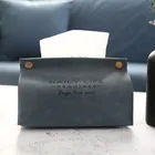 Простая коробка из искусственной кожи для салфеток, держатель для туалета, коробка для украшения гостиной, спальни, кухни, настольная коробка для салфеток в скандинавском стиле