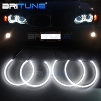 britune angel eyes for bmw e38 e39 e46 e36 retrofit headlight lens projector cob halo running lights tuning car accessories diy