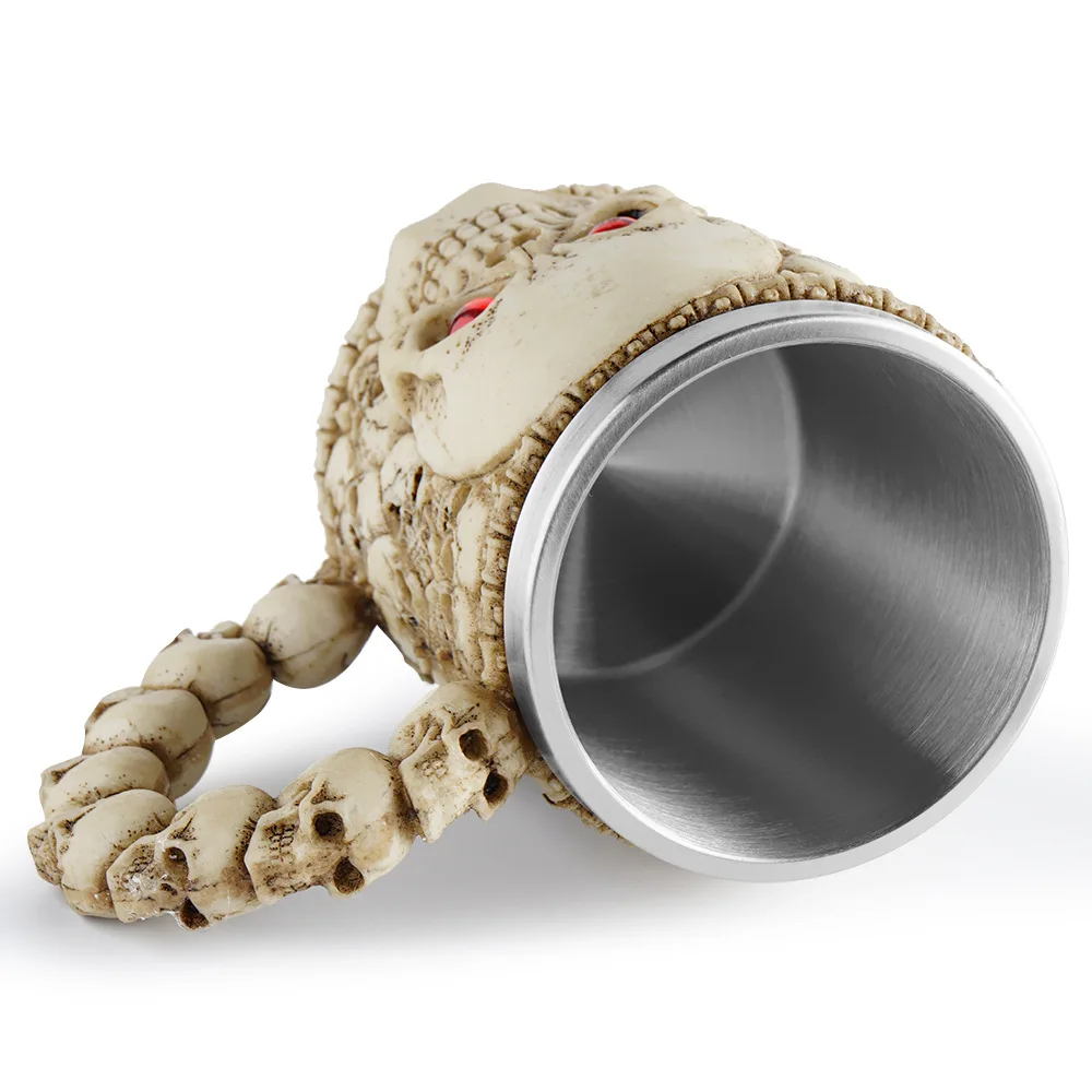 

Wine Glass Beer Steins Coffee Cup Halloween Cup Home Ornaments Skull Mug