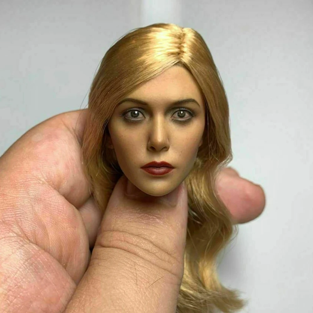 

1/6 Scale Witch Head Sculpture Female Blonde Version Model For 12 Inch Action Figure Dolls